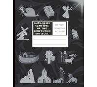 Faith Journal: College Ruled Composition Notebook with Different KJV Bible Verses on Every Page: Christian Scripture Writing and Reflection Notebook ... Bible Study, and School Notes | 120 Pages