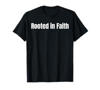 Faith Legacy Christian Phrase Rooted in Belief Tees And More Maglietta