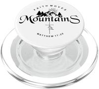 Faith Moves Mountains Faith Can Move Mountains Matthew 17 20 PopSockets PopGrip per MagSafe