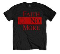 Faith No More 'Logo Star' (Nero) T-Shirt - NUOVO E UFFICIALE