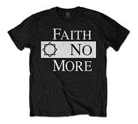 Faith No More - T-Shirt # Xl Unisex Black # Classic Logo V.2.