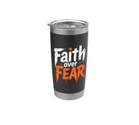 Faith over Fear Bicchiere termico in acciaio inox doppia parete