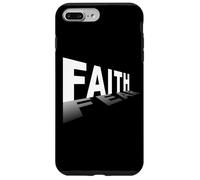 Faith Over Fear - Christian Minimal Text Graphic (Black) Custodia per iPhone 7 Plus/8 Plus