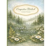 Faith Over Fear Composition Notebook Lined Pages | Christian Forest-Inspired Writing Notebook: A Pretty Faith-Based Ruled Composition Book for Notes, Bible Study, Prayer, and Everyday Writing