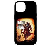 Faith Over Fear - David Goliath Epic Bible Comic Graphic Custodia per iPhone 14