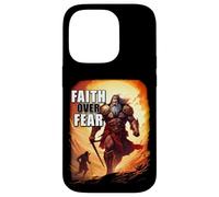 Faith Over Fear - David Goliath Epic Bible Comic Graphic Custodia per iPhone 14 Pro