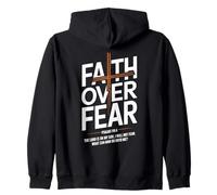 Faith Over Fear Psalms 118 6 The Lord Is On My Side Fede Felpa con Cappuccio