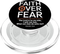 Faith Over Fear The Lord Is On My Side PSALMS 118 6 Fede PopSockets PopGrip per MagSafe