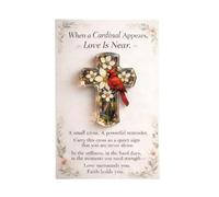 Faith Pocket Card, Motivational Mini Keepsake, Prayer Hug with Positive Message, Tiny Belief Reminder with Compact Size, Incoraggiamento Card with Charming Design, Mini Gift for Travel Commuting
