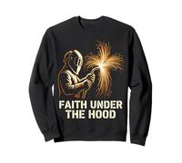 Faith Under The Hood Design Saldatore Felpa