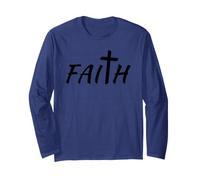 Faith with Cross God And Jesus Maglia a Manica
