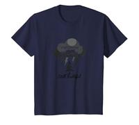 Faithful Through Storms: all My Life Inspirational Citazione Maglietta, Bambini, Navy, 8 Anni
