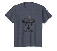 Faithful Through Storms: all My Life Inspirational Citazione Maglietta, Bambini, Pervinca, 4 Anni