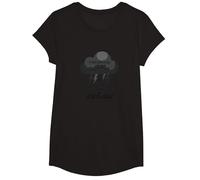 Faithful Through Storms: all My Life Inspirational Citazione Maglietta, Ragazze, Nero, L