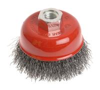 Faithfull 0110014130 Filo Spazzola Tazza 100mm M14x2,0.30mm Acciaio Filo