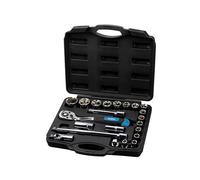 Faithfull 1.3cmD Metrico Presa Set 22 Pezzi Standard Lungo 10-32mm FAISOC1222MQ