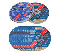 Faithfull - 10 dischi di taglio sottili, 125 x 1 x 22 mm