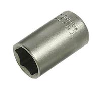 Faithfull 14mm Esagonale Presa 1.3cmD Standard Lunghezza Raso Cromato FAISOC1214