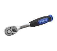 Faithfull 1cmD Quick Release Cricchetto Manico 72 Denti Impugnatura Morbida