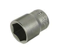 Faithfull 21mm Esagonale Presa 1.3cmD Standard Lunghezza Raso Cromato FAISOC1221