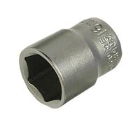 Faithfull 21mm Esagonale Presa 1.3cmD Standard Lunghezza Raso Cromato FAISOC1221