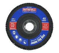 Faithfull, 5023969225494, Disco lamellare 100 millimetri grossolano