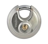 Faithfull Acciaio Inox Disco Lucchetto 70mm FAIPLSS70DIS