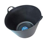 Faithfull - Bacinella multiuso flessibile in polietilene, 60 l, colore: Nero
