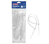 Faithfull Cable Ties (100) White 300mm X 3.6mm
