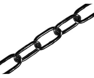 Faithfull Catena nera da 4.0 mm x 2.5 m con scarico a mano Carico massimo 120kg