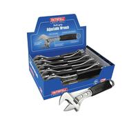 Faithfull Chiave Regolabile Contrattuale 250Mm Espositore Di 10 FAIAS250CDIS