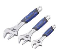 Faithfull Chiave Regolabile Set 3 Pezzo Morbido Grip Goccia Forgiato FAIAS3PCA