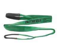 Faithfull Cinghia Di Sollevamento Verde 2 Tonnellate 60Mm X 2M FAITDLS2T2M