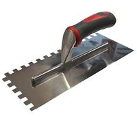 Faithfull con Tacche Cazzuola Seghettata 10mm Acciaio Inox Impugnatura Morbida