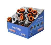 Faithfull Connettore Per Tubo In Plastica 1/2 E 3/4in (Scatola 30) FAIHOSETCBUL