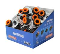 Faithfull Connettore Per Tubo In Plastica 1/2 E 3/4in (Scatola 30) FAIHOSETCBUL