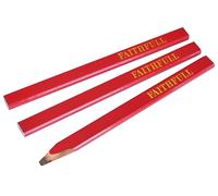 Faithfull da Falegname Matite - Rosso / Medio (Confezione 3) FAICPR