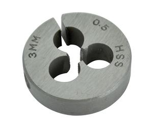 Faithfull Dado diviso per flauto dritto HSS M3 x 0,5, DE 13/16 pollici