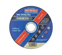 Faithfull Inox Taglio Disco 115 x 1.2 x 22.23mm FAI11512INOX