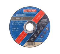 Faithfull Disco Di Taglio In Metallo 125 X 3.2 X 22.23Mm FAI1253M