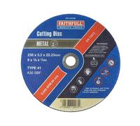 Faithfull Disco Di Taglio In Metallo 230 X 3.2 X 22.23Mm FAI2303M