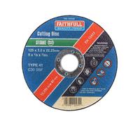 Faithfull Disco Di Taglio In Pietra 125 X 3.2 X 22.23Mm FAI1253S