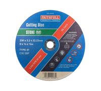 Faithfull Disco Di Taglio In Pietra 230 X 3.2 X 22.23Mm FAI2303S