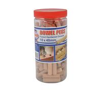 Faithfull Dowel In Legno Fluted 40 X 10Mm (Tub 100) FAIDOW10100T