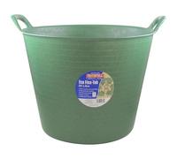 Faithfull Eco Flex, secchio multiuso, durevole e sostenibile, flessibile, con manici rinforzati, 25 litri, verde