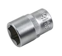 Faithfull Esagonale Presa 1.3cm Drive 18mm Standard Lunghezza Raso Finitura