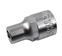 Faithfull Esagonale Presa 1.3cm Drive 9mm Standard Lunghezza Raso Finitura
