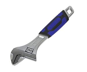 Faithfull FAIAS250C Soft-Grip Adjustable Spanner 250mm - 35mm Capacity