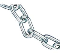 Faithfull FAICHAL230 Catena in acciaio, Argento, Link Dia: 2.5 mm Length: 30 m Load Limit: 50 kg