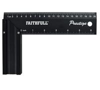Faithfull FAICS8CNC Prestige Try Square Black Aluminium 200mm